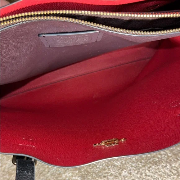 Coach Black Leather Mollie Tote- fair condition ~ As Is💕 - Picture 10 of 12